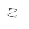 Pepperl + Fuchs Female 4 way Right Angle to Female 4 way Unterminated Sensor Actuator Cable, 5 m V1-W-BK5M-PUR-U