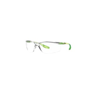 3M Solus Safety Glasses with Anti-Fog Coating Clear Polycarbonate Lens and Green Polycarbonate Frame 7100216507