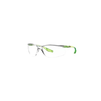 3M Solus Safety Glasses with Anti-Fog Coating Clear Polycarbonate Lens and Green Polycarbonate Frame 7100216507