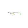 3M Solus Safety Glasses with Anti-Fog Coating Clear Polycarbonate Lens and Green Polycarbonate Frame 7100216507