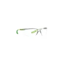 3M Solus Safety Glasses with Anti-Fog Coating Clear Polycarbonate Lens and Green Polycarbonate Frame 7100216507