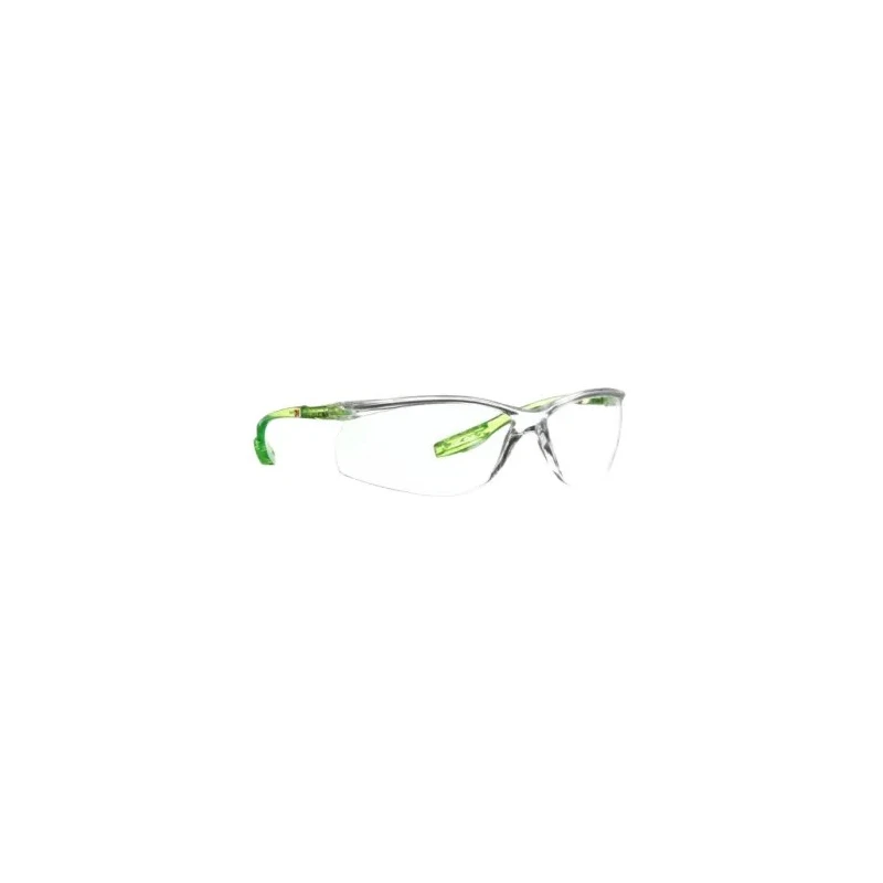3M Solus Safety Glasses with Anti-Fog Coating Clear Polycarbonate Lens and Green Polycarbonate Frame 7100216507