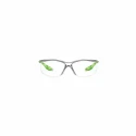 3M Solus Safety Glasses with Anti-Fog Coating Clear Polycarbonate Lens and Green Polycarbonate Frame 7100216507