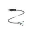 Pepperl + Fuchs Sensor Actuator Cable Female 4-Way M12 to Unterminated, 10m Polyurethane Jacket V1-G-10M-PUR