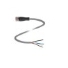 Pepperl + Fuchs Sensor Actuator Cable Female 4-Way M12 to Unterminated, 10m Polyurethane Jacket V1-G-10M-PUR