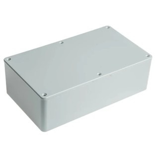 CAMDENBOSS 2000 Series Grey Grey Lid ABS Enclosure IP54 60 mm x 190 mm x 110 mm BIM2006/16-GY/GY