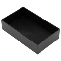CAMDENBOSS Black ABS Potting Box with Lid 100 mm Length 60 mm Width 25 mm Height RTM106-BLK