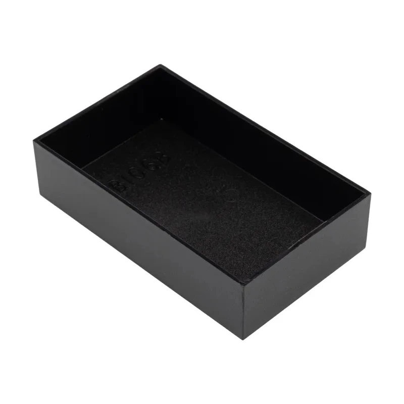 CAMDENBOSS Black ABS Potting Box with Lid 100 mm Length 60 mm Width 25 mm Height RTM106-BLK