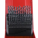 Dormer 51-Piece Multi-Material Twist Drill Bit Set, HSS, 1 mm to 6 mm Sizes A190202