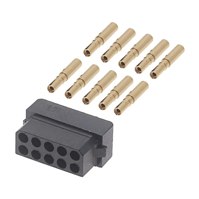 HARWIN Datamate Connector Kit 10 Way DIL Female Shell with Crimps M80-8891005