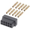 HARWIN Datamate Connector Kit 10 Way DIL Female Shell with Crimps M80-8891005