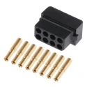 HARWIN Datamate PCB Connector Kit Containing 8 Way DIL Female Shell, Crimps M80-8890805