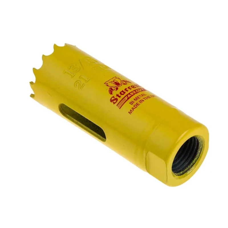 Starrett 21 mm Diameter HSS Bi-metal Drill Bit for Mild Steel, Stainless Steel, Metal FCH1036-G