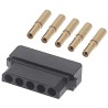HARWIN Datamate Connector Kit Containing Crimps 5 Way SIL Female Shell M80-8990505