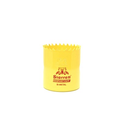 Starrett 41 mm Diameter HSS Bi-metal Drill Bit for Stainless Steel, Metal, Mild Steel Sheet FCH0158-G