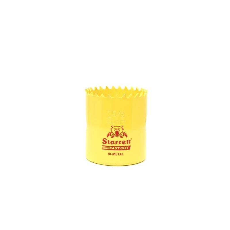 Starrett 41 mm Diameter HSS Bi-metal Drill Bit for Stainless Steel, Metal, Mild Steel Sheet FCH0158-G