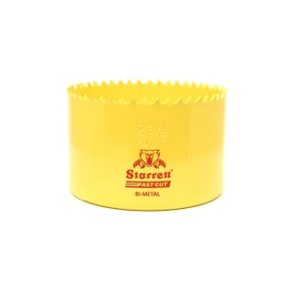 Starrett 70 mm Diameter HSS Bi-metal Drill Bit for Mild Steel Sheet and Stainless Steel FCH0234-G