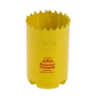 Starrett 33 mm Diameter Cobalt High Speed Steel Bi-metal Drill Bit for Stainless Steel, Mild Steel Sheet, Metal FCH0156-G