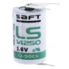 Saft Lithium Thionyl Chloride 3.6 V 1/2 AA Battery 1.2 Ah PCB Mount LS142503PF