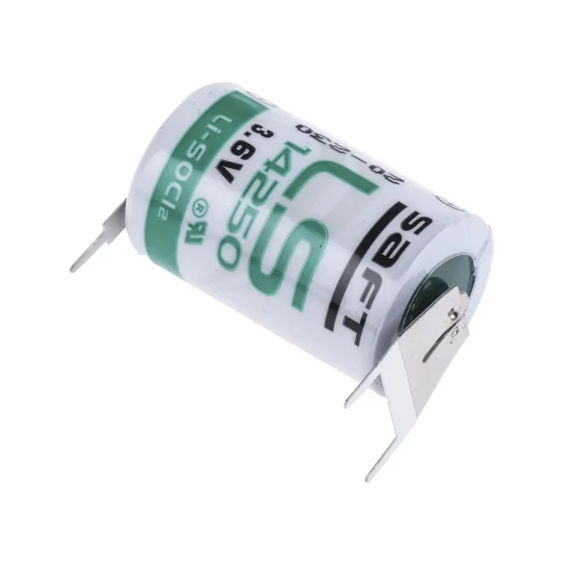 Saft Lithium Thionyl Chloride 3.6 V 1/2 AA Battery 1.2 Ah PCB Mount LS142503PF