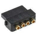 HARWIN Datamate PCB Connector Kit Containing Crimps 4 Way SIL Female Shell M80-8980405