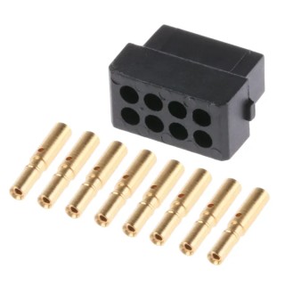 HARWIN Datamate 8 Way DIL Female Shell Connector Kit, Crimp Contacts M80-8890805