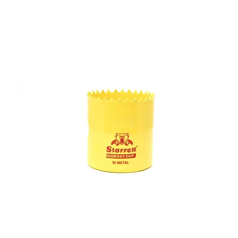 Starrett High-Speed Steel (HSS) Bi-metal Drill Bit 43 mm Diameter for Metal, Mild Steel Sheet, Stainless Steel FCH1116-G