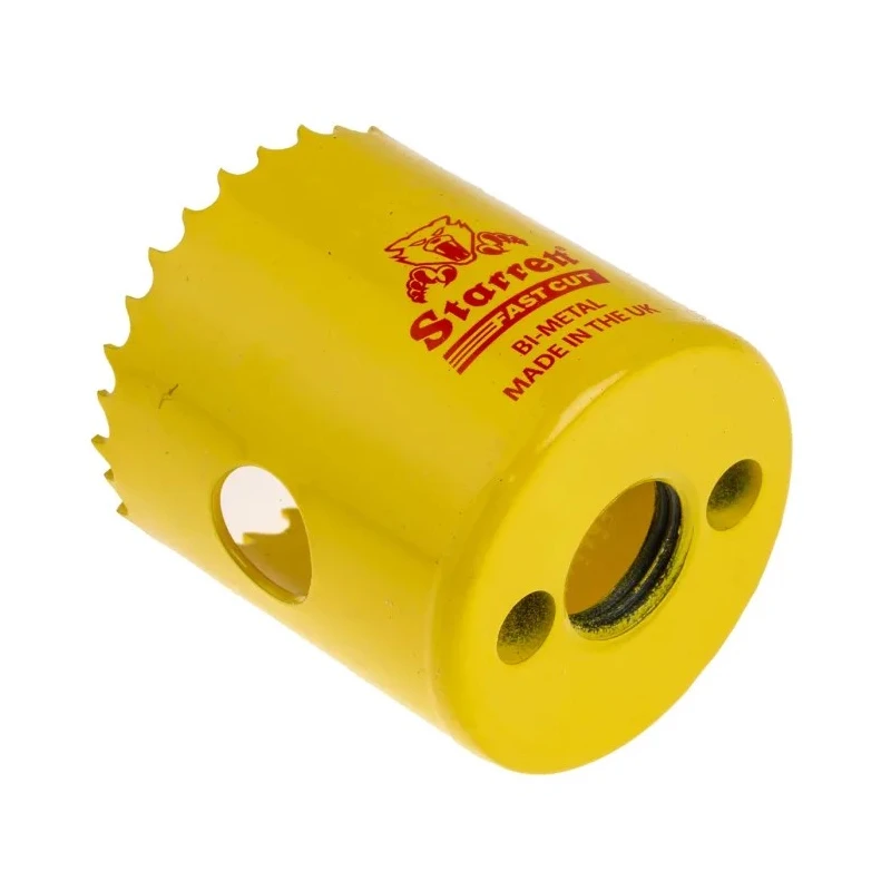 Starrett High-Speed Steel (HSS) Bi-metal Drill Bit 43 mm Diameter for Metal, Mild Steel Sheet, Stainless Steel FCH1116-G