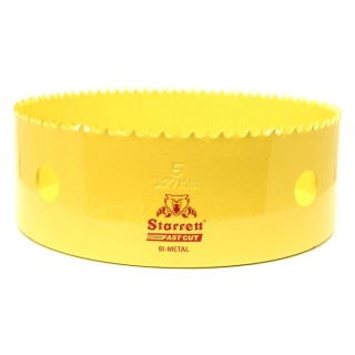 Starrett 127 mm Diameter HSS Bi-metal Hole Saw Drill Bit for Stainless Steel, Mild Steel Sheet, Metal FCH0500-G