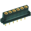 HARWIN M80 Series Straight Through Hole PCB Socket 6-Contact 1 Row 2mm Pitch Solder M80-8400645