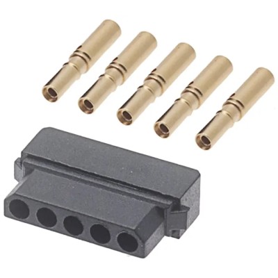 HARWIN Datamate PCB Connector Kit with Crimps, 5 Way SIL Female Shell M80-8980505
