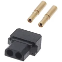 HARWIN Datamate PCB Connector Kit with 2 Way SIL Female Shell and Crimps M80-8990205