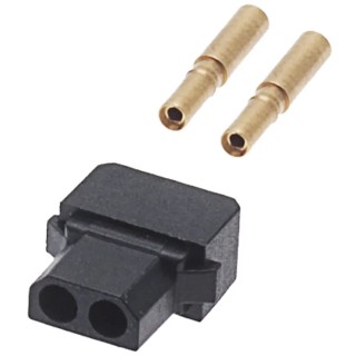 HARWIN Datamate PCB Connector Kit with 2 Way SIL Female Shell and Crimps M80-8990205