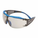 3M 3M SecureFit Series Safety Glasses, Amber Lens, Plastic Frame, Anti-Fog Coating, Anti-Scratch SF407XSGAF-BLU