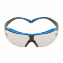 3M 3M SecureFit Series Safety Glasses, Amber Lens, Plastic Frame, Anti-Fog Coating, Anti-Scratch SF407XSGAF-BLU