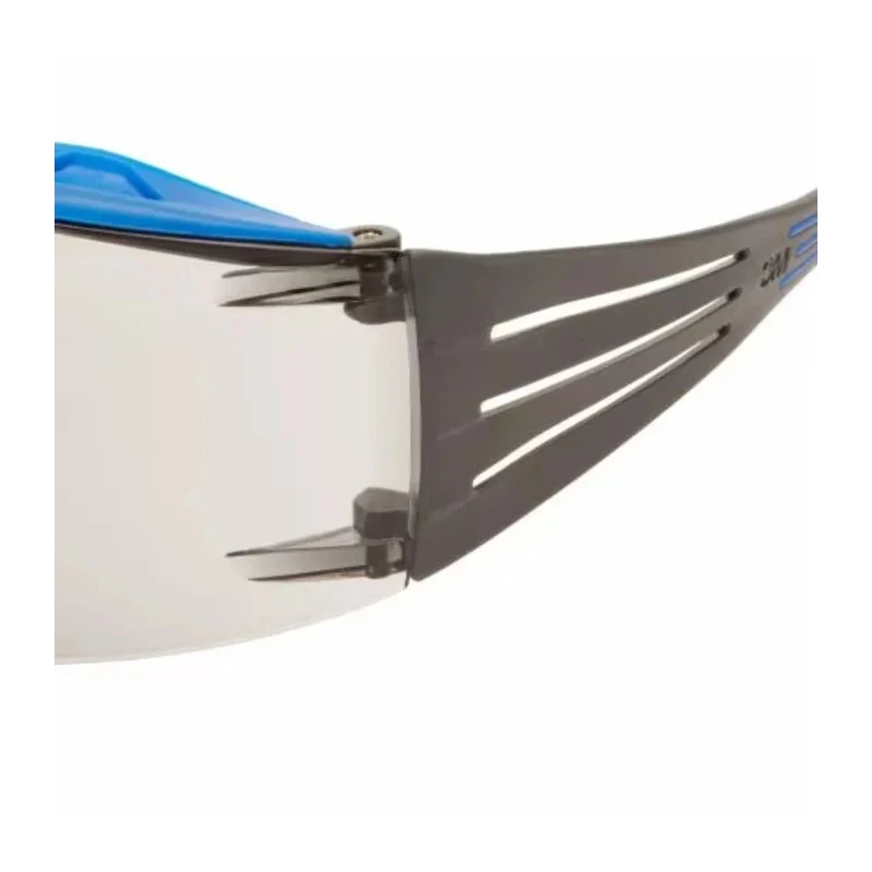 3M 3M SecureFit Series Safety Glasses, Amber Lens, Plastic Frame, Anti-Fog Coating, Anti-Scratch SF407XSGAF-BLU