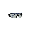 3M 3M SecureFit Series Safety Glasses, Amber Lens, Plastic Frame, Anti-Fog Coating, Anti-Scratch SF407XSGAF-BLU