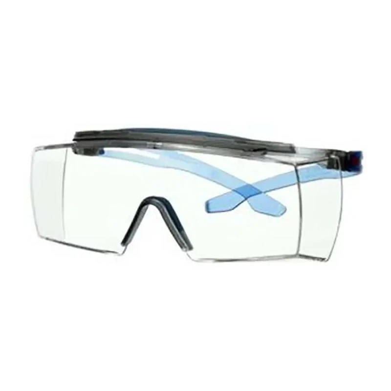 3M SecureFit Over Specs Safety Glasses with Anti-Fog, Anti-Scratch Coating, Clear Polycarbonate Lens SF3701XSGAF-BLU-EU