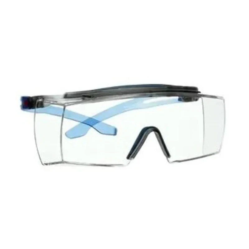 3M SecureFit Over Specs Safety Glasses with Anti-Fog, Anti-Scratch Coating, Clear Polycarbonate Lens SF3701XSGAF-BLU-EU