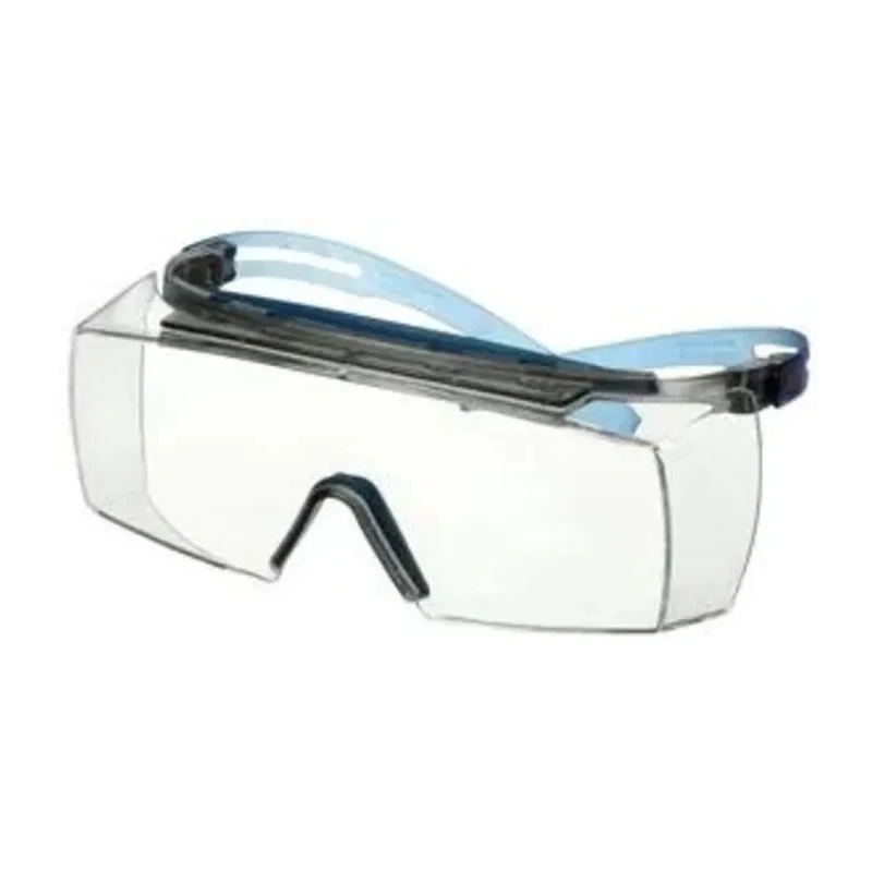3M SecureFit Over Specs Safety Glasses with Anti-Fog, Anti-Scratch Coating, Clear Polycarbonate Lens SF3701XSGAF-BLU-EU