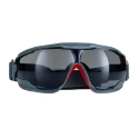 3M Goggle Gear Safety Goggles with Grey Polycarbonate Lenses and Adjustable Strap GG502SGAF