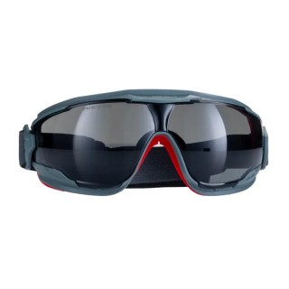 3M Goggle Gear Safety Goggles with Grey Polycarbonate Lenses and Adjustable Strap GG502SGAF