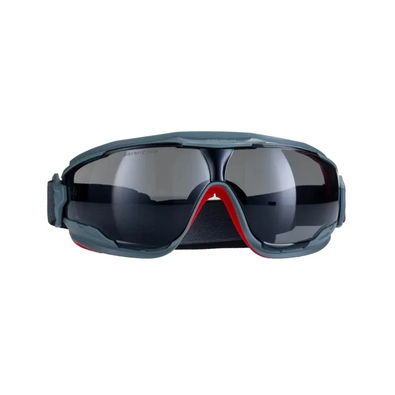3M Goggle Gear Safety Goggles with Grey Polycarbonate Lenses and Adjustable Strap GG502SGAF