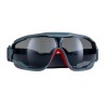 3M Goggle Gear Safety Goggles with Grey Polycarbonate Lenses and Adjustable Strap GG502SGAF