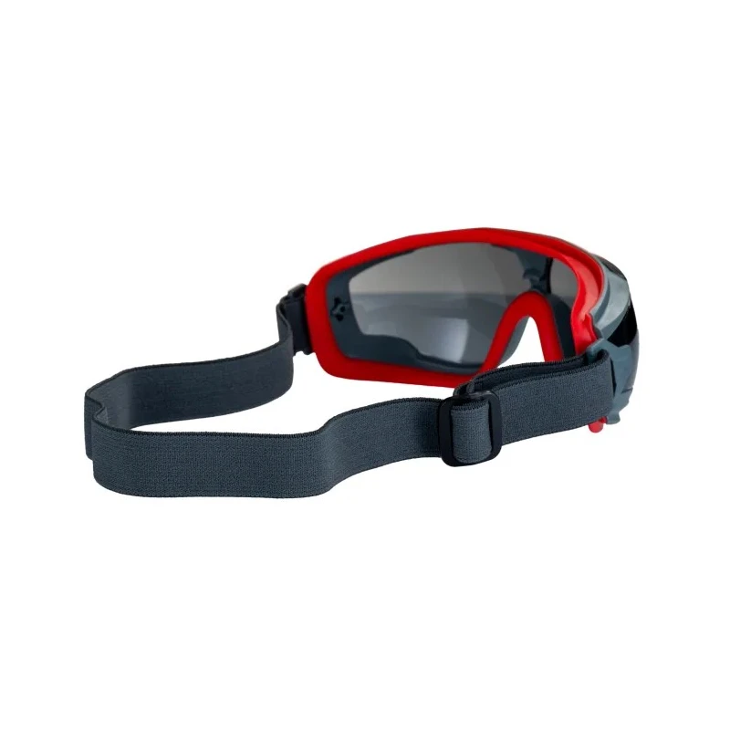 3M Goggle Gear Safety Goggles with Grey Polycarbonate Lenses and Adjustable Strap GG502SGAF