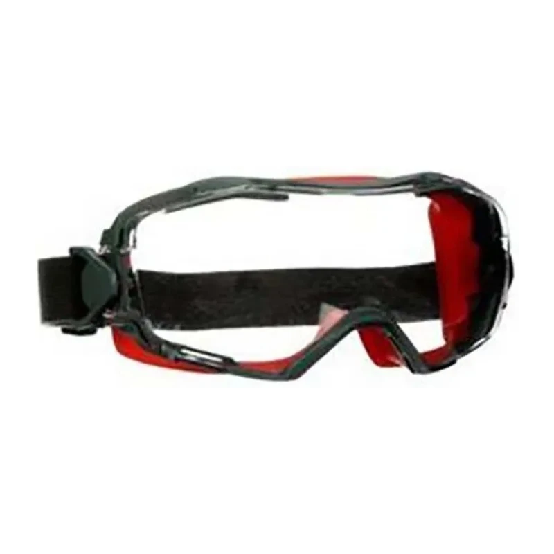 3M GoggleGear Safety Goggles with Clear Polycarbonate Lenses, Polypropylene Frame, ANSI Z87.1-2015 Certified GG6001SGAFRED