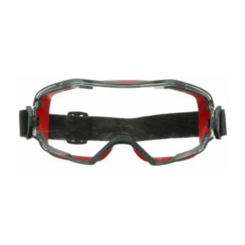 3M GoggleGear Safety Goggles with Clear Polycarbonate Lenses, Polypropylene Frame, ANSI Z87.1-2015 Certified GG6001SGAFRED