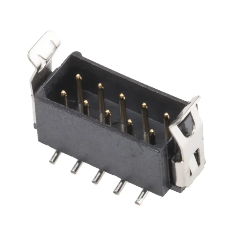HARWIN Datamate L-Tek Series Right Angle Surface PCB Header 10 Contact 2 mm Pitch 2 Row Shrouded M80-8281042