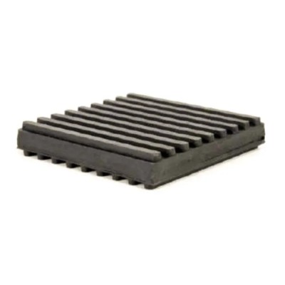 RS PRO 100mm Steel Reinforced Ribbed Nitrile Rubber Anti-Vibration Isolation Pad 250 psi Load Rating 100 °C Max 203-5162
