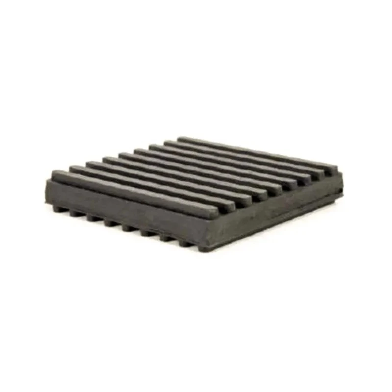 RS PRO 100mm Steel Reinforced Ribbed Nitrile Rubber Anti-Vibration Isolation Pad 250 psi Load Rating 100 °C Max 203-5162
